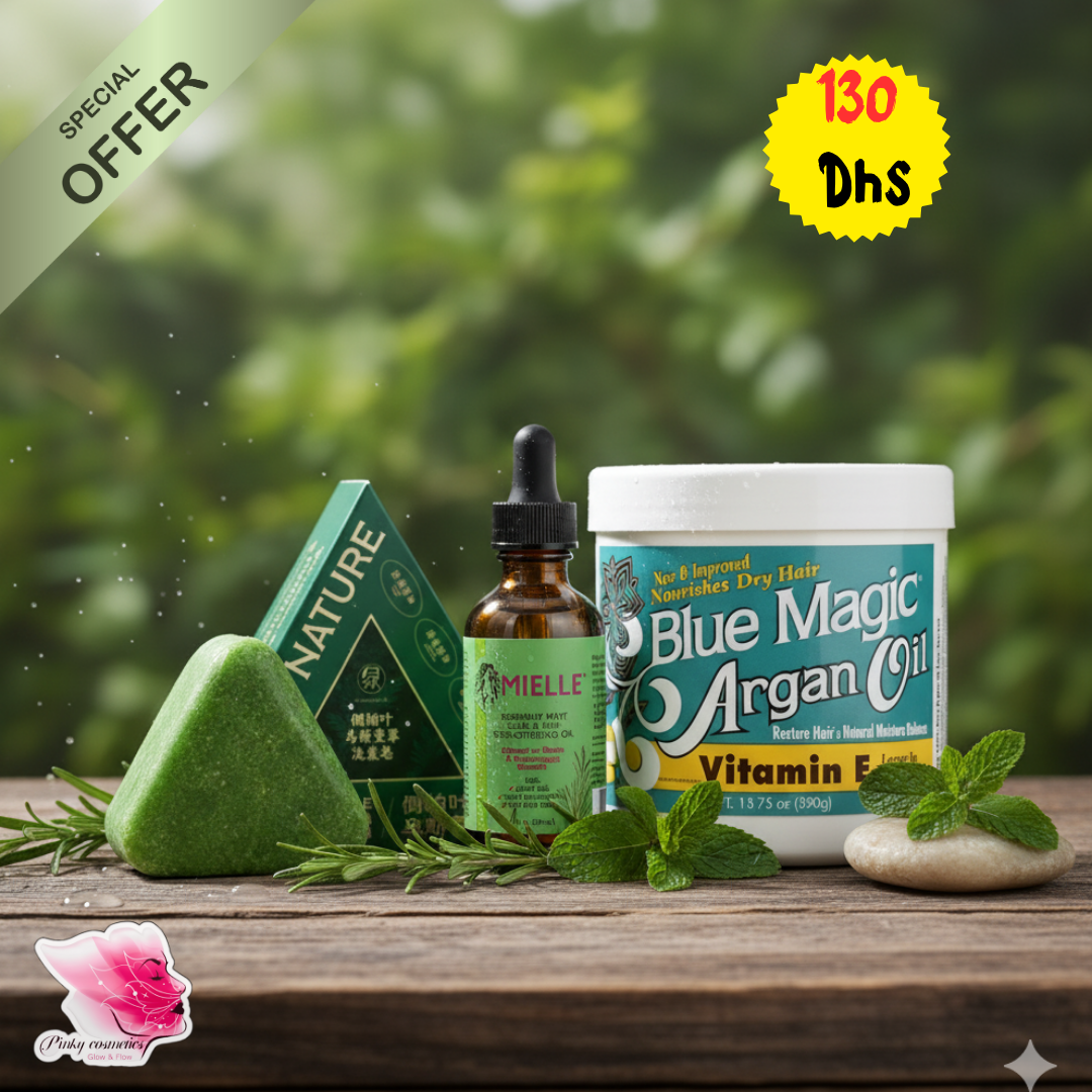 Hair Growth Treatment Bundle - Ultimate Strengthening Trio Pinky Cosmetics offer set  Pinky Cosmetics