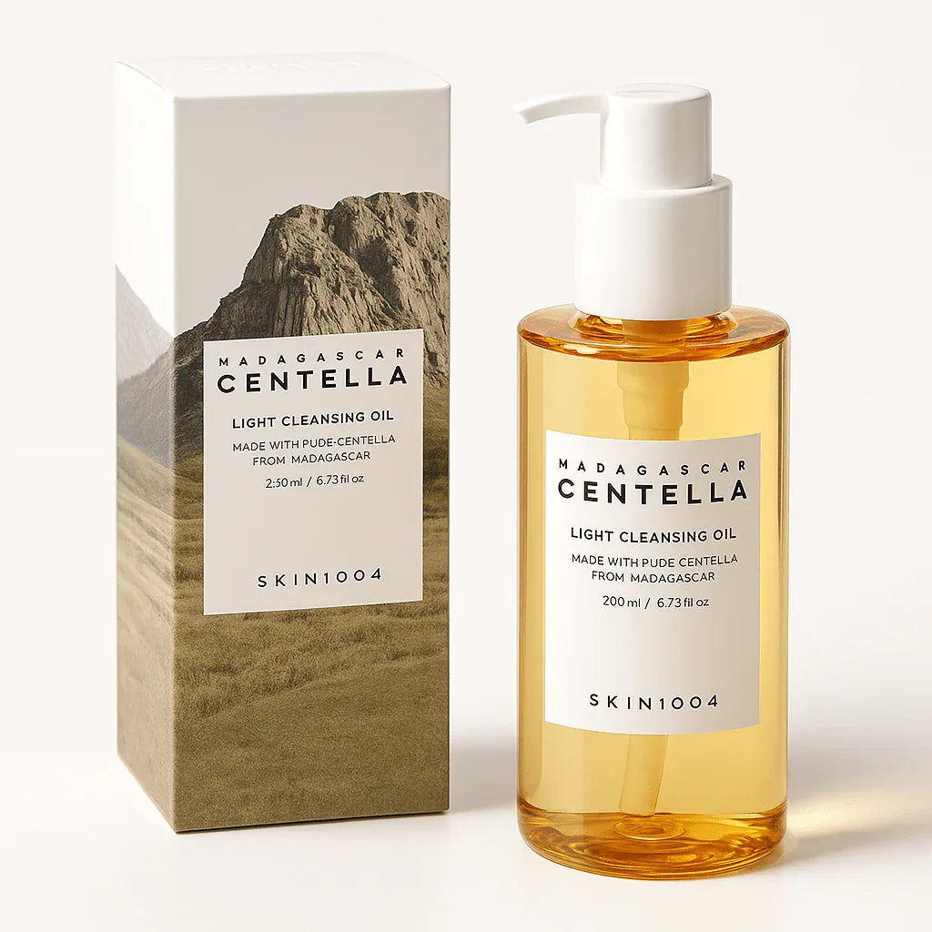 SKIN1004 Madagascar Centella Light Cleansing Oil 200ml - Facial Cleansing Oil - SKIN1004 -- United Arab Emirates -- Pinky Cosmetics