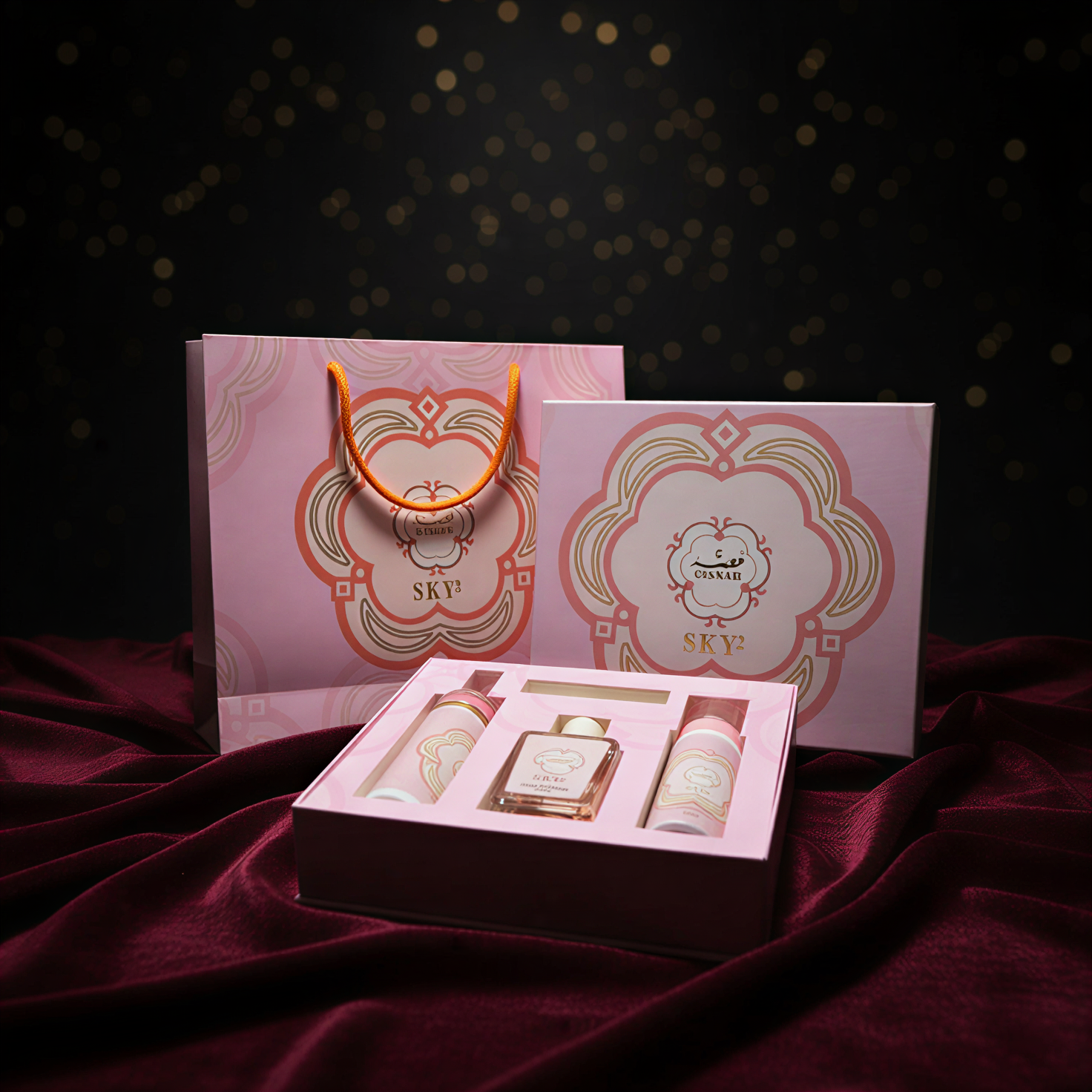 Gissah SKY2 Perfume Set - Luxurious Floral Fragrance Gissah Perfume  Pinky Cosmetics