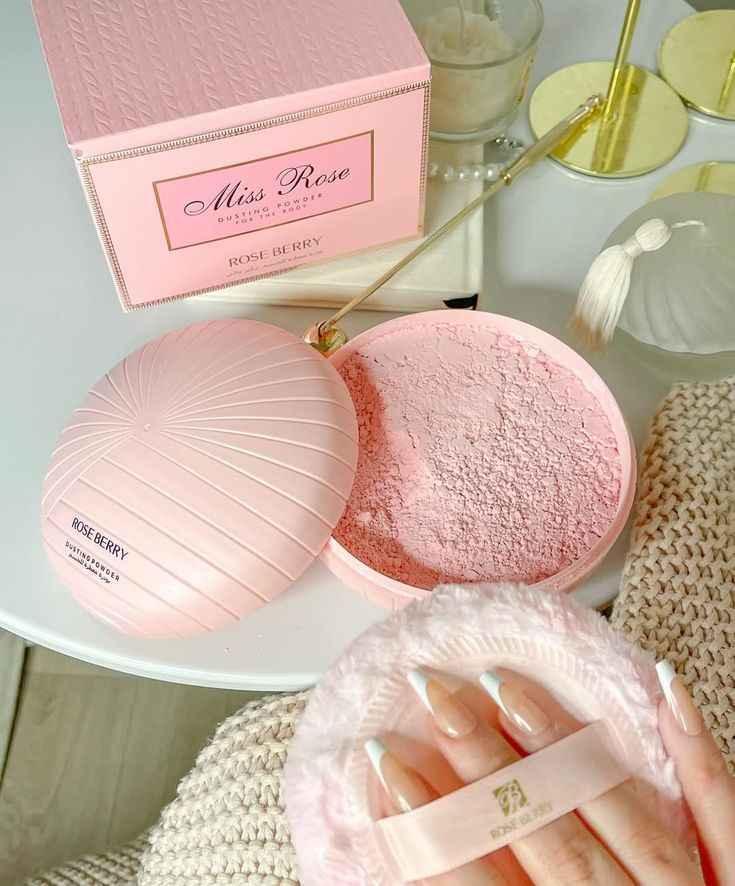 Rose Berry Miss Rose Body Powder - Miss Dior Scent - Body Powder - Rose Berry -- United Arab Emirates -- Pinky Cosmetics