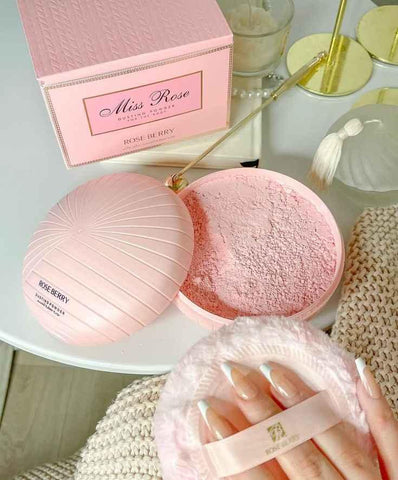 Rose Berry Miss Rose Body Powder - Miss Dior Scent - Body Powder - Rose Berry -- United Arab Emirates -- Pinky Cosmetics