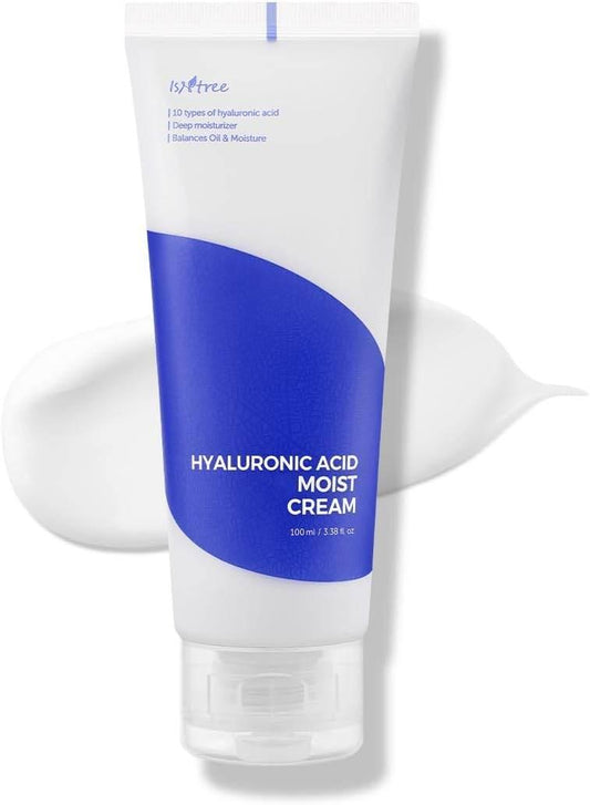 Hyaluronic Acid Moist Cream (80ml) – Deep Hydration & Nourishing Face Moisturizer - - Pinky Cosmetics -- United Arab Emirates -- Pinky Cosmetics