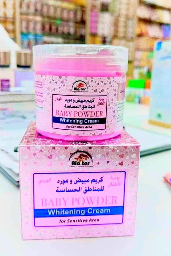 Baby Powder Whitening Cream - Gentle Sensitive Area Care