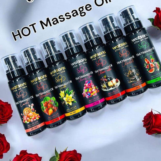 Edible Hot Massage Oil – 120ml