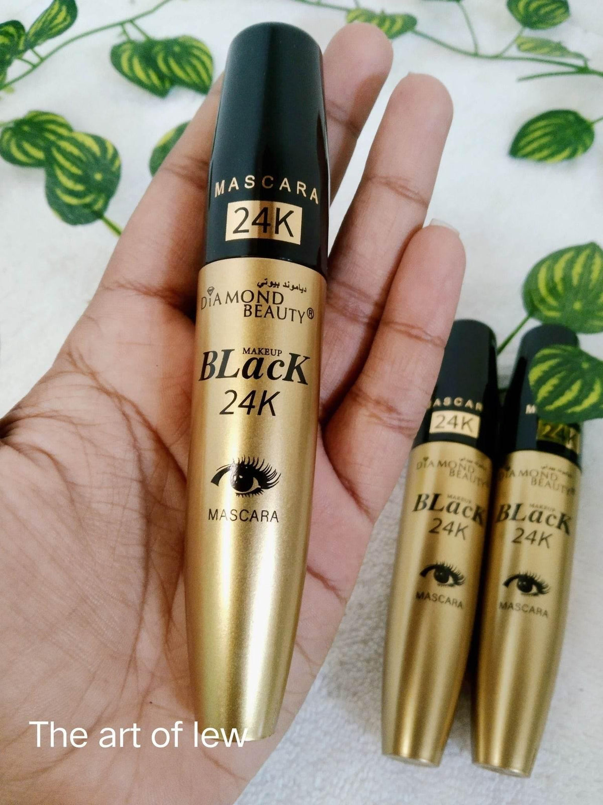 💎 Diamond Beauty 24K Mascara – Black - - Pinky Cosmetics -- United Arab Emirates -- Pinky Cosmetics