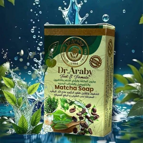 Dr. Araby "Feel It Formula" Luxury Matcha Soap - - Pinky Cosmetics -- United Arab Emirates -- Pinky Cosmetics