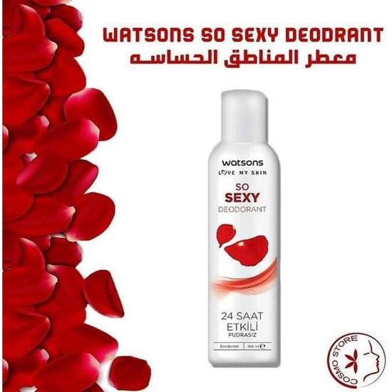 Watsons So Sexy Body Deodorant Spray – 150ml - Pinky Cosmetics