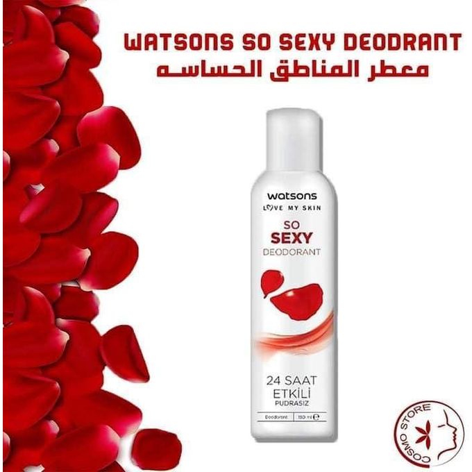 Watsons So Sexy Body Deodorant Spray – 150ml - Pinky Cosmetics
