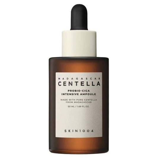 SKIN1004 Madagascan Centella Probiotic Cica Intensive Ampoule bottle on a white background