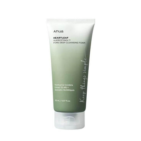 Anua Heartleaf Quercetinol Deep Cleansing Foam 150ml - Facial Cleanser - Anua -- United Arab Emirates -- Pinky Cosmetics