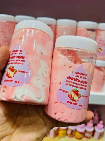 Strawberry Cheesecake Foam Lotion - Watsons Soft Skin - Body Lotion - Watsons -- United Arab Emirates -- Pinky Cosmetics