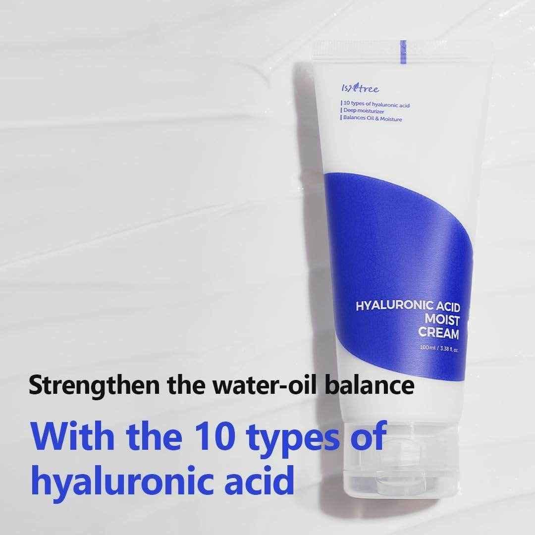 Hyaluronic Acid Moist Cream (80ml) – Deep Hydration & Nourishing Face Moisturizer - - Pinky Cosmetics -- United Arab Emirates -- Pinky Cosmetics