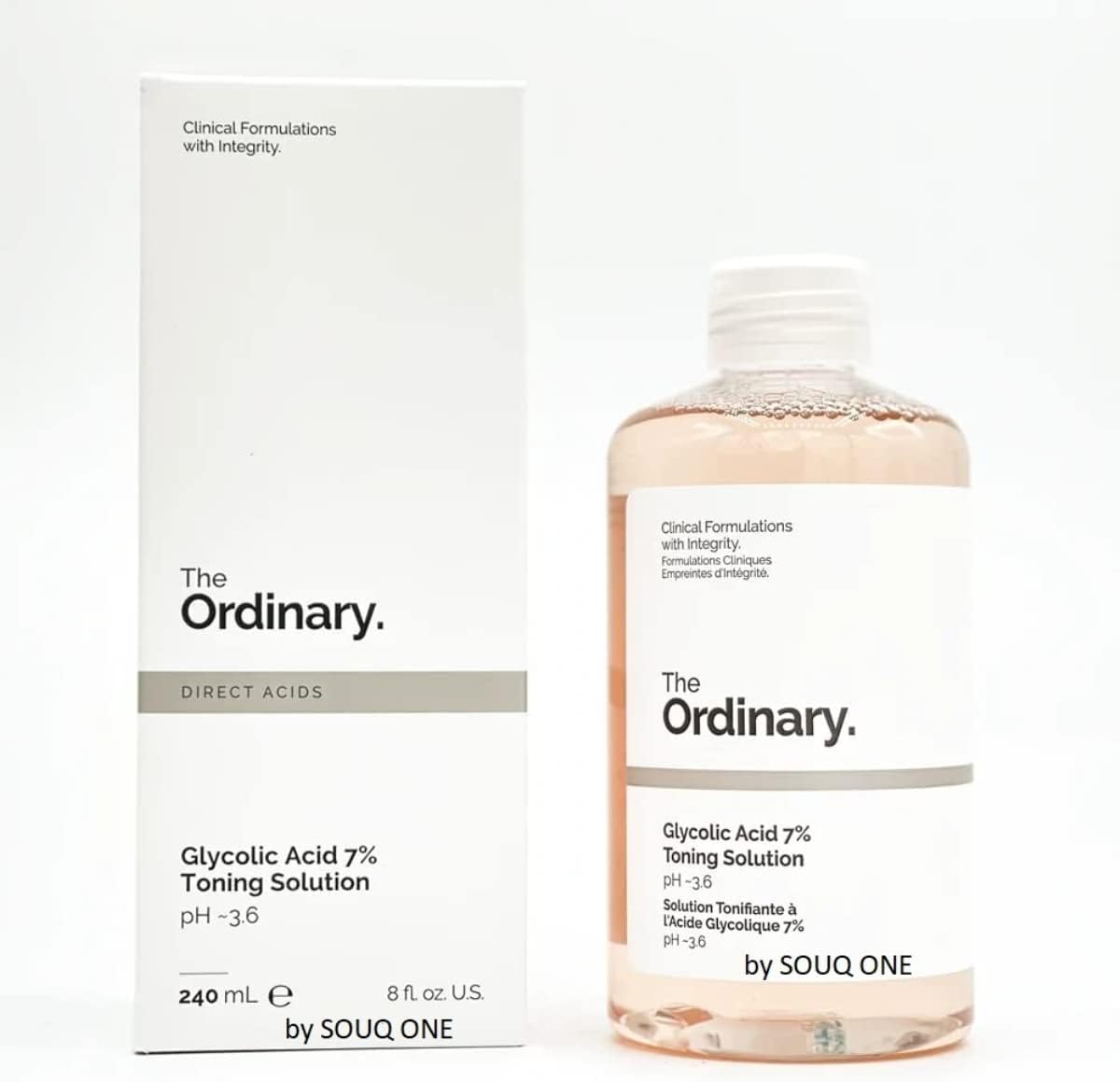 Glycolic Acid 7% Skin Lighting Toning Solution 240ml - Pinky Cosmetics