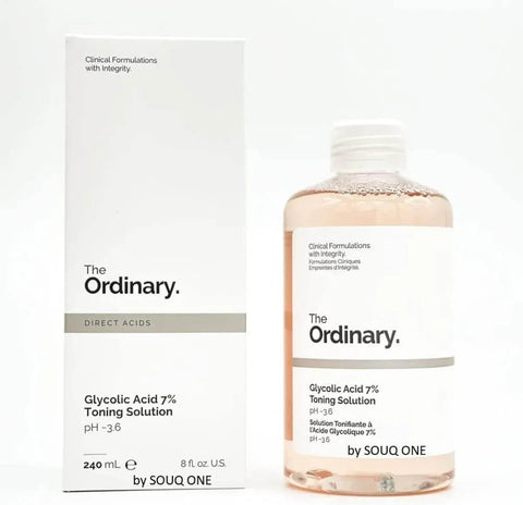 Glycolic Acid 7% Skin Lighting Toning Solution 240ml - - Pinky Cosmetics -- United Arab Emirates -- Pinky Cosmetics