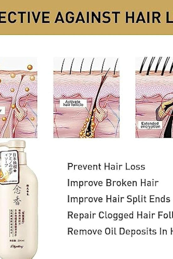 Sakura Japanese Hair Growth Shampoo & Conditioner Set - Pinky Cosmetics