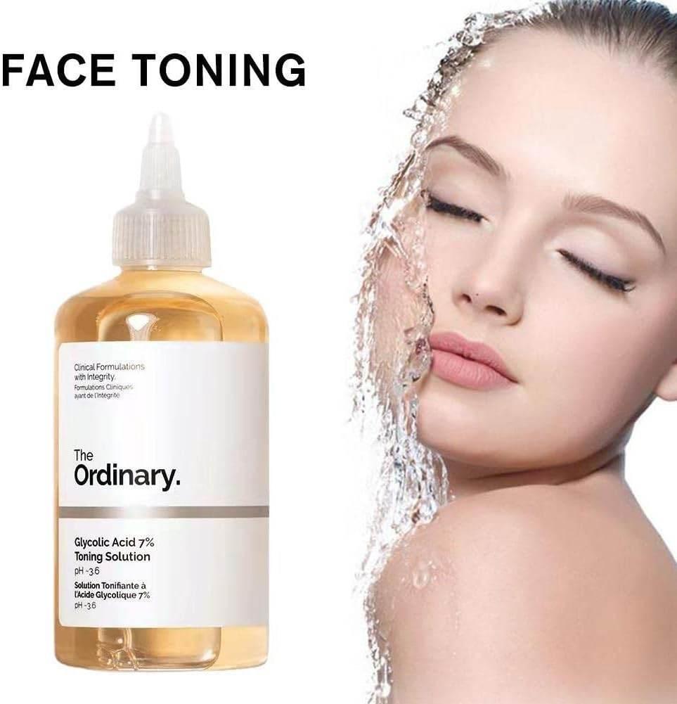 Glycolic Acid 7% Skin Lighting Toning Solution 240ml - - Pinky Cosmetics -- United Arab Emirates -- Pinky Cosmetics