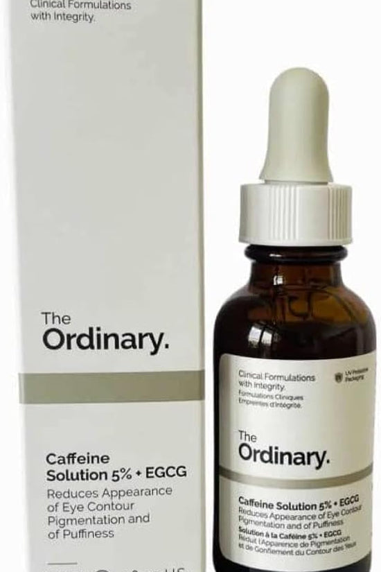 The Ordinary Caffeine Solution 5% + EGCG (30ml) – Say Goodbye to Tired Eyes! 👀✨ - Pinky Cosmetics