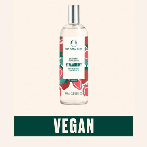 THE BODY SHOP Strawberry Body Mist - - Pinky Cosmetics -- United Arab Emirates -- Pinky Cosmetics