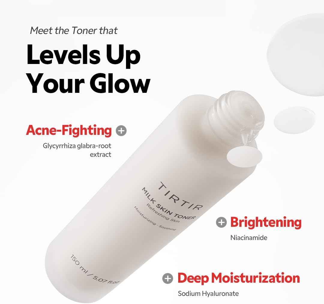TIRTIR Milk Skin Toner - Radiant Hydration
