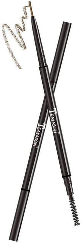 1.5mm ultra-fine eyebrow pencil automatic rotation eyebrow pencil,durable, sweat-proof and not easy to take off make-up, five colors available(02#Gray) - Pinky Cosmetics
