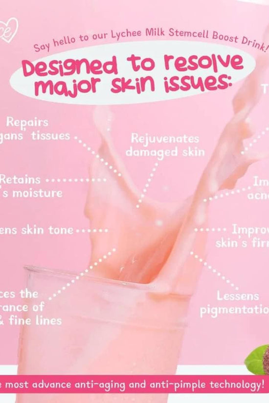 Dear Face Beauty Milk Premium Japanese Lychee Swiss Stemcell Drink - Pinky Cosmetics
