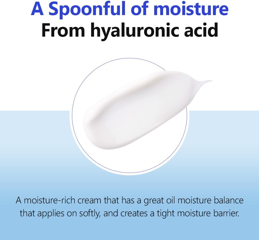 ISNTREE Hyaluronic Acid Moist Cream (80ml) – Deep Hydration & Nourishing Face Moisturizer - Pinky Cosmetics