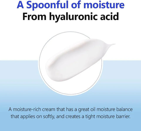 Hyaluronic Acid Moist Cream (80ml) – Deep Hydration & Nourishing Face Moisturizer - - Pinky Cosmetics -- United Arab Emirates -- Pinky Cosmetics
