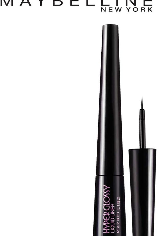 Maybelline Hyper Glossy Liquid Liner - With FREE GIFT (Pair of Multicolor Bangles) - Pinky Cosmetics