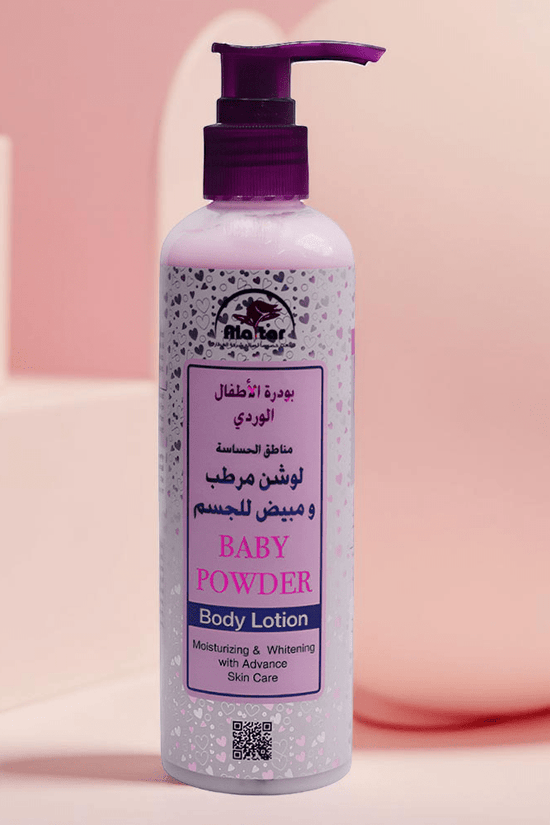 Baby Powder Body Lotion - Fila Tar Moisturizing Whitening Ala Tar Body Lotions  Pinky Cosmetics