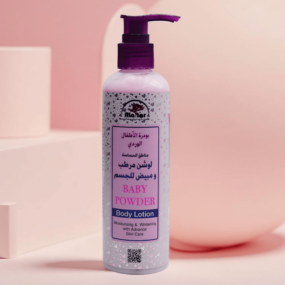 Baby Powder Body Lotion - Fila Tar Moisturizing Whitening Ala Tar Body Lotions  Pinky Cosmetics