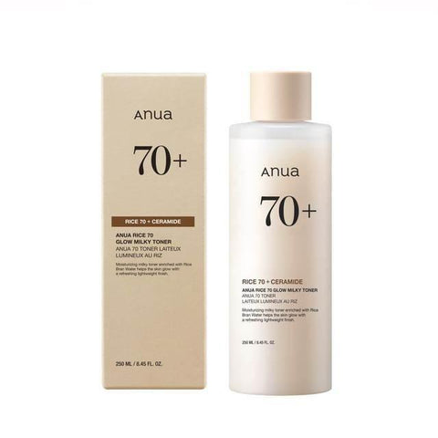 Anua 70+ Rice & Ceramide Glow Milky Toner - Hydrating Facial Toner - Anua -- United Arab Emirates -- Pinky Cosmetics