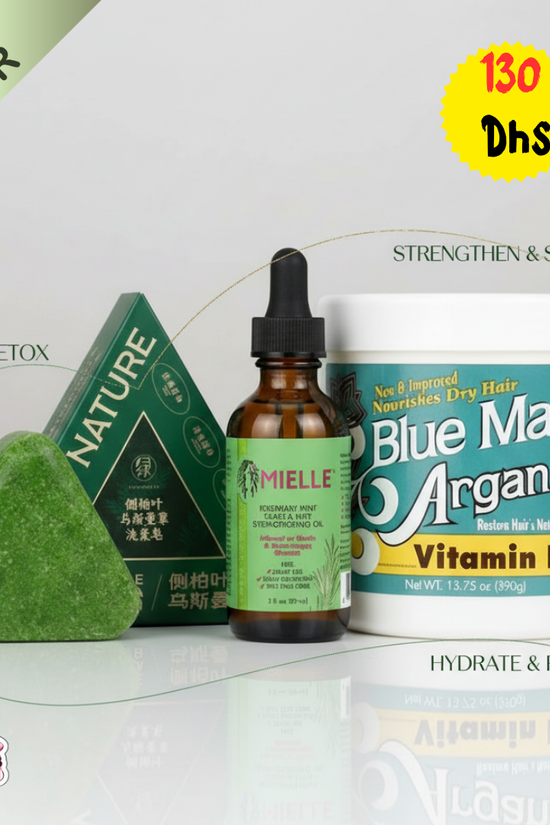 Hair Growth Treatment Bundle - Ultimate Strengthening Trio Pinky Cosmetics offer set  Pinky Cosmetics