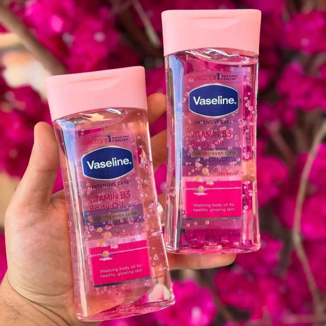 Vaseline Vitamin B3 Body Oil 200ml - Healthy Even Tone & Glow