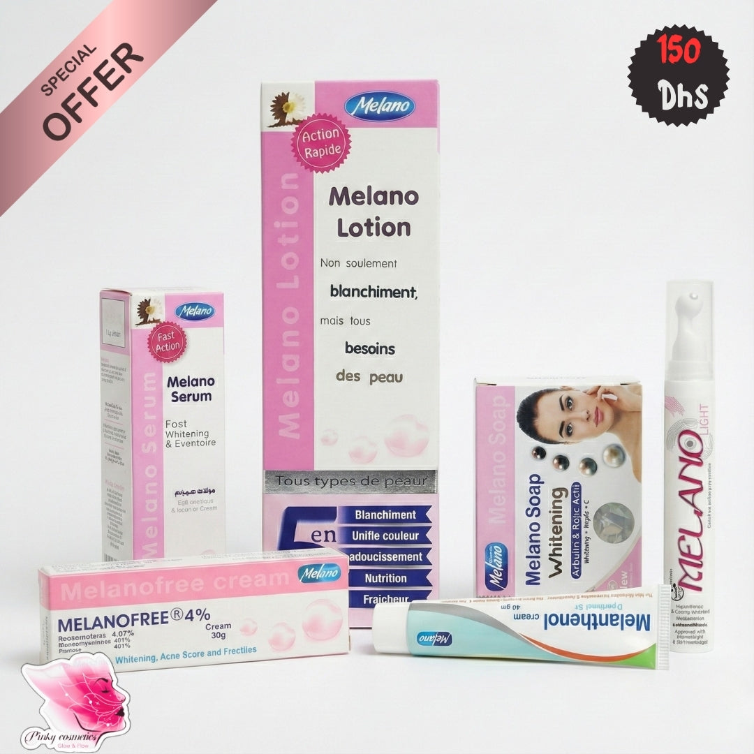 Melano Whitening Skincare Set – Brighten & Even Tone