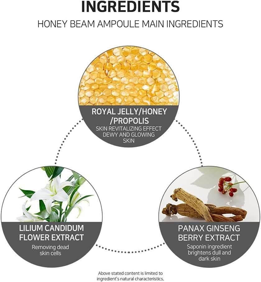 Skin Honey Beam Ampoule 30ml - - Pinky Cosmetics -- United Arab Emirates -- Pinky Cosmetics
