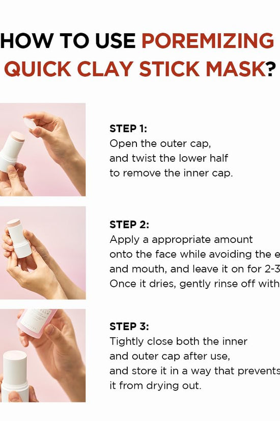 SKIN1004 Madagascar Centella Poremizing Quick Clay Stick Mask (27g) – Deep Cleansing & Pore Tightening - Pinky Cosmetics