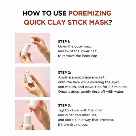 SKIN1004 Madagascar Centella Poremizing Quick Clay Stick Mask (27g) – Deep Cleansing & Pore Tightening - - Pinky Cosmetics -- United Arab Emirates -- Pinky Cosmetics