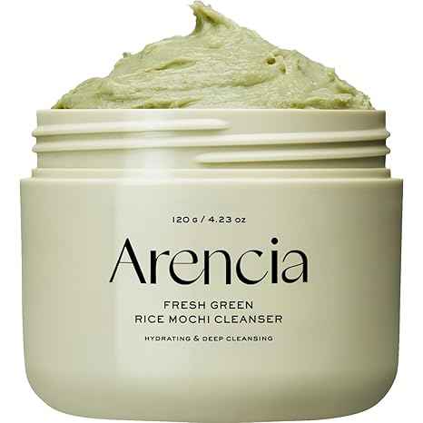Arencia Fresh Green Rice Mochi Cleanser - Hydrating & Deep Pore Care