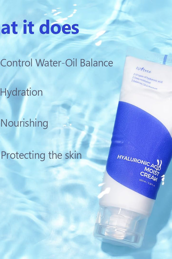 ISNTREE Hyaluronic Acid Moist Cream (80ml) – Deep Hydration & Nourishing Face Moisturizer - Pinky Cosmetics