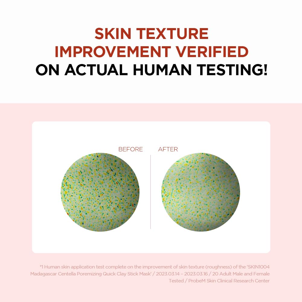 SKIN1004 Madagascar Centella Poremizing Quick Clay Stick Mask (27g) – Deep Cleansing & Pore Tightening - Pinky Cosmetics