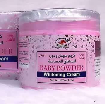 Baby Powder Whitening Cream - Gentle Sensitive Area Care - Whitening Cream - Ala Tar -- United Arab Emirates -- Pinky Cosmetics