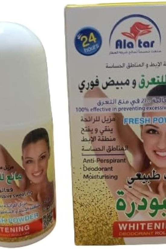 Alatar Antiperspirant Whitening Deo Roll-On 60ml (Fresh) - Pinky Cosmetics