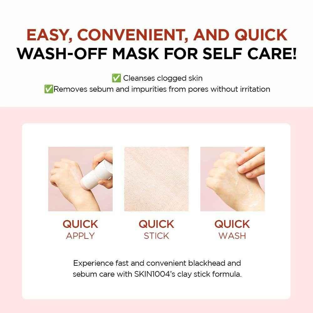 SKIN1004 Madagascar Centella Poremizing Quick Clay Stick Mask (27g) – Deep Cleansing & Pore Tightening - - Pinky Cosmetics -- United Arab Emirates -- Pinky Cosmetics