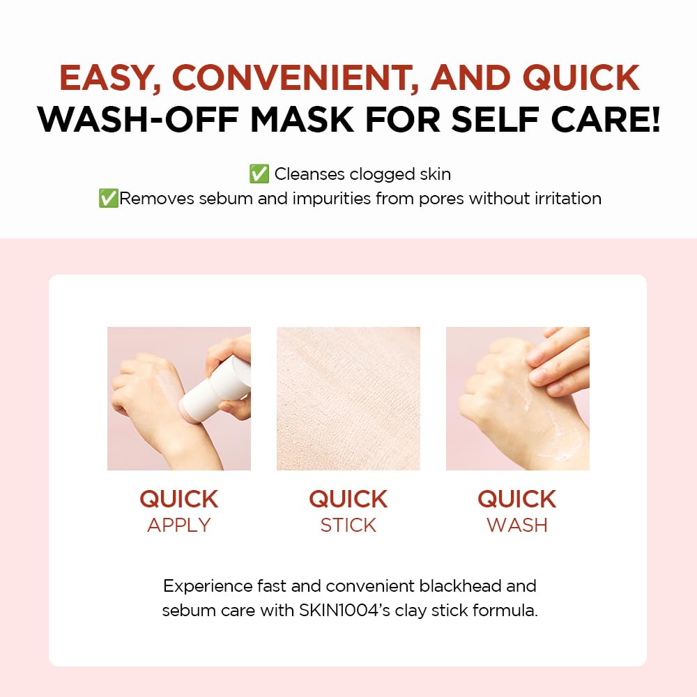 SKIN1004 Madagascar Centella Poremizing Quick Clay Stick Mask (27g) – Deep Cleansing & Pore Tightening - Pinky Cosmetics