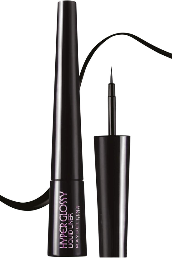 Maybelline Hyper Glossy Liquid Liner - With FREE GIFT (Pair of Multicolor Bangles) - Pinky Cosmetics