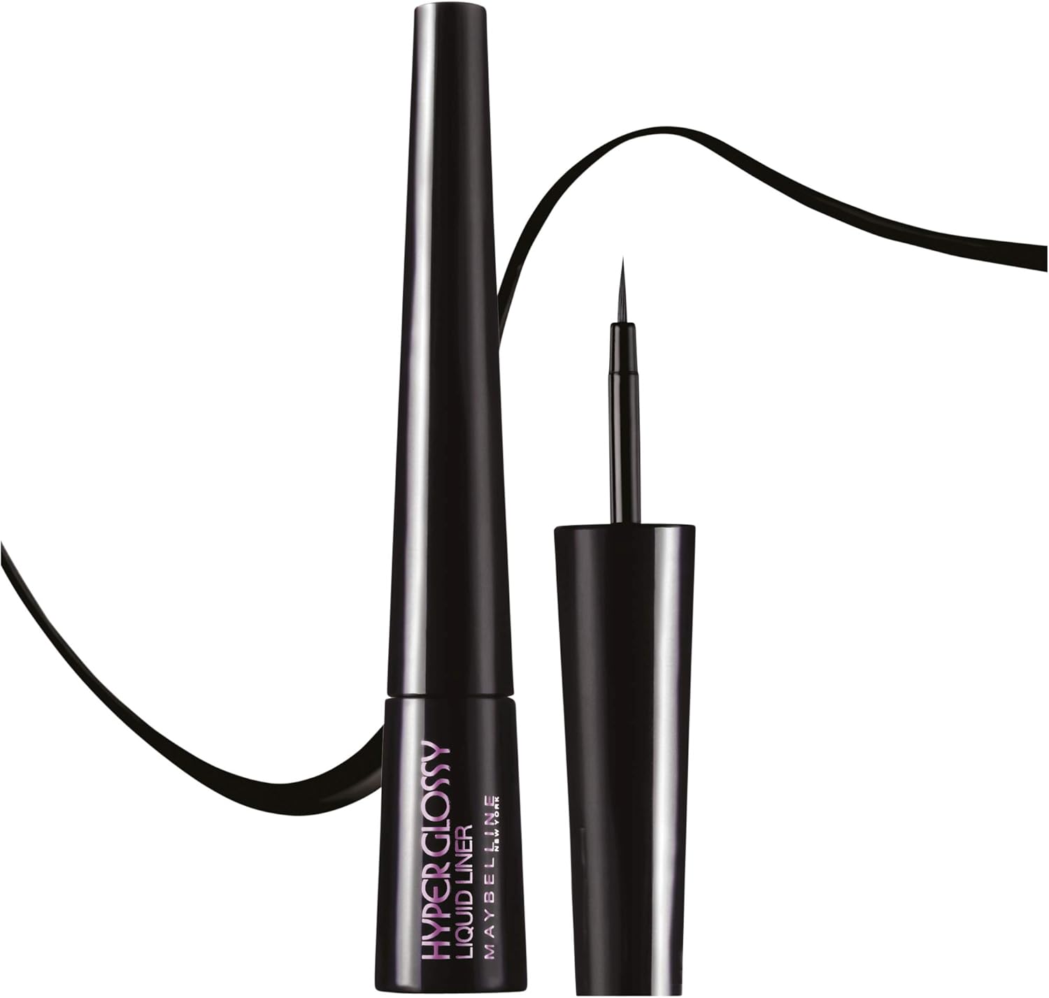 Maybelline Hyper Glossy Liquid Liner - With FREE GIFT (Pair of Multicolor Bangles) - Pinky Cosmetics
