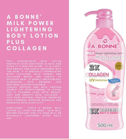 A Bonne’ Milk Power Lightening Lotion with Collagen - - Pinky Cosmetics -- United Arab Emirates -- Pinky Cosmetics