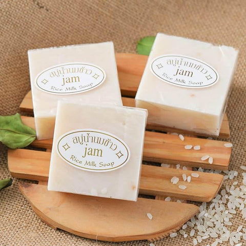 Jam Rice Milk Soap – Natural Skin Brightening & Moisturizing Bar - Natural Soap / Handmade Soap - Jam -- United Arab Emirates -- Pinky Cosmetics