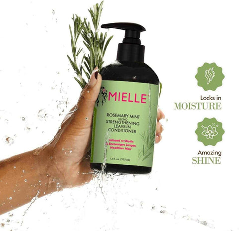 Mielle Rosemary Mint Hair Care Set – 4-in-1 Strengthening & Nourishing Formula - - Pinky Cosmetics -- United Arab Emirates -- Pinky Cosmetics