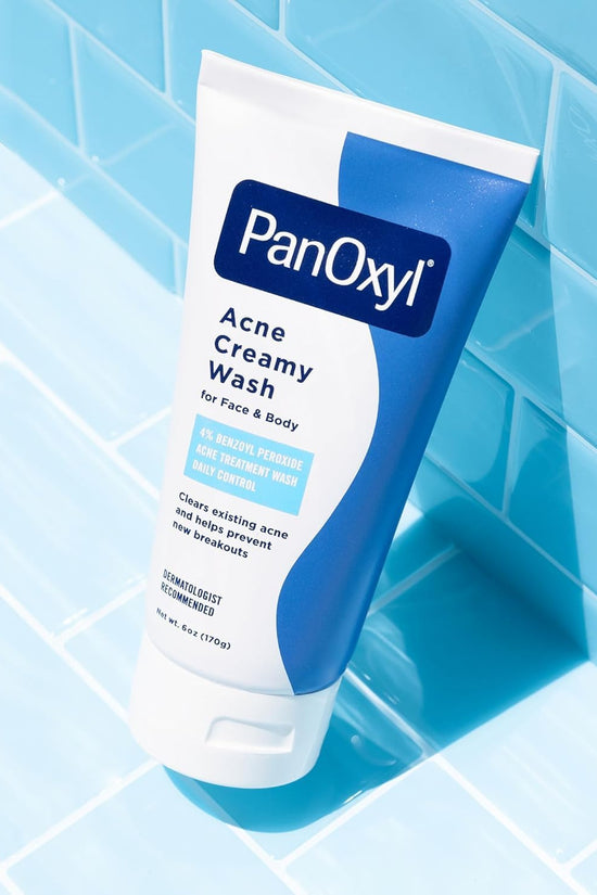 PanOxyl - 4 acne cream wash 4% Benzoyl Peroxide 6 Oz - Pinky Cosmetics